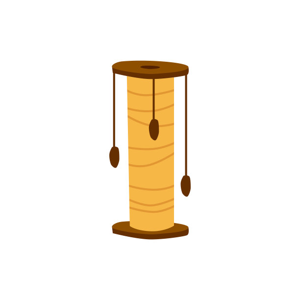 猫抓贴图标孤立在白色背景-爪抓杆图片下载