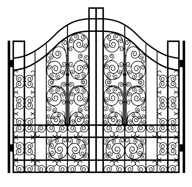 伪造的铁门图片下载