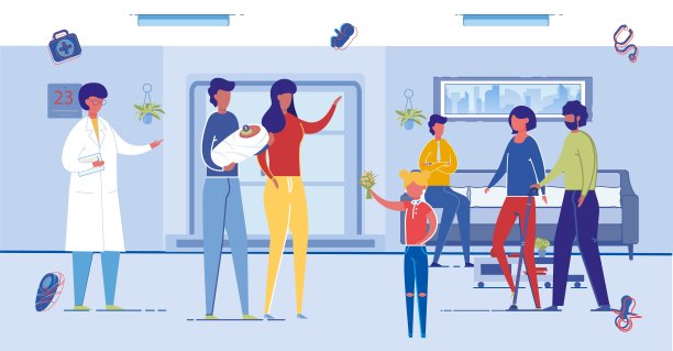 医疗插画素材ID：350940120