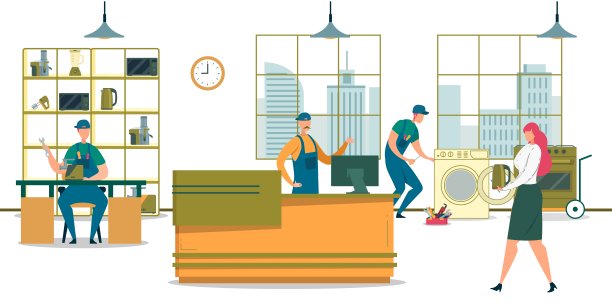 妇女上门服务修复破损技术图片下载