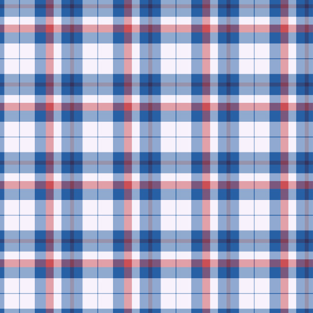 格子花纹图案无缝矢量背景图片下载