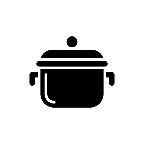 烹饪矢量图标字形风格的插图。图片下载