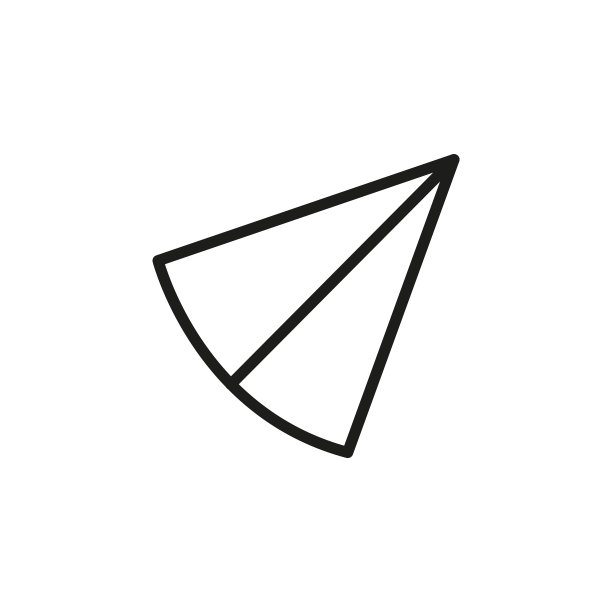 简单的纸平面线图标。图片下载