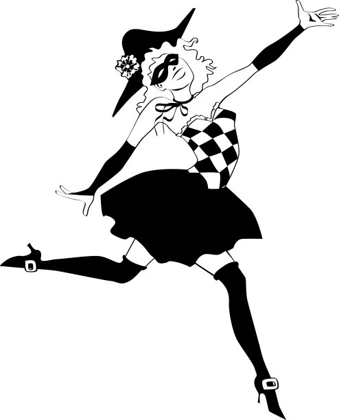 Colombina剪辑艺术图片下载