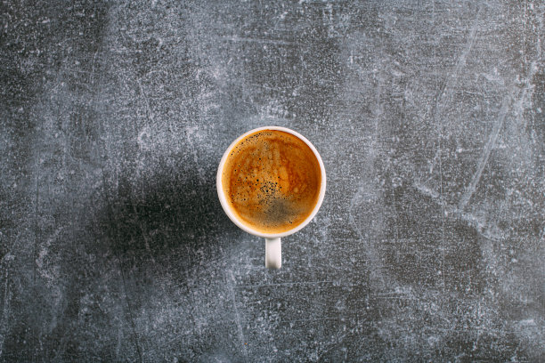 顶视图过滤美式咖啡图片下载