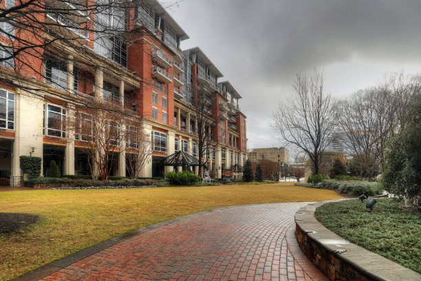 北卡罗来纳州夏洛特市的街景图片下载