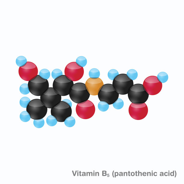 维生素B5(泛酸)球体图片下载