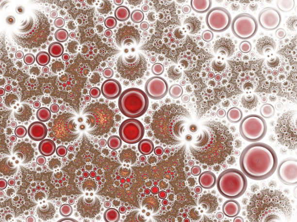 分形阿波罗垫圈图案背景图片下载