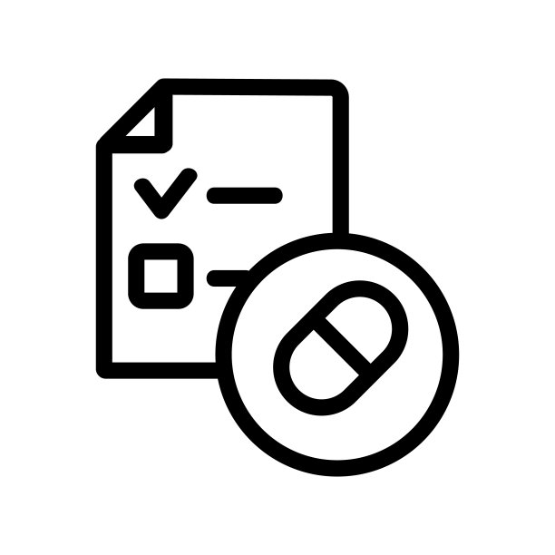 搜索药物图标矢量。孤立轮廓符号插图图片下载