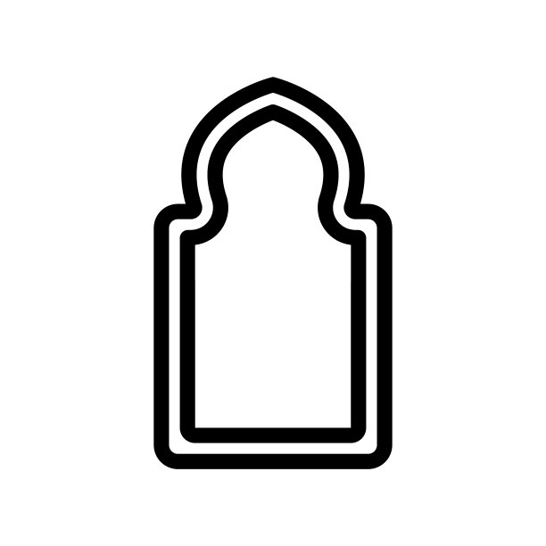 斋月图标矢量。孤立轮廓符号插图图片下载