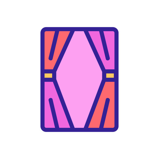 窗帘图标矢量。孤立轮廓符号插图图片下载