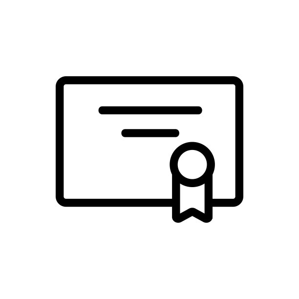 文凭识字图标向量。孤立轮廓符号插图图片下载