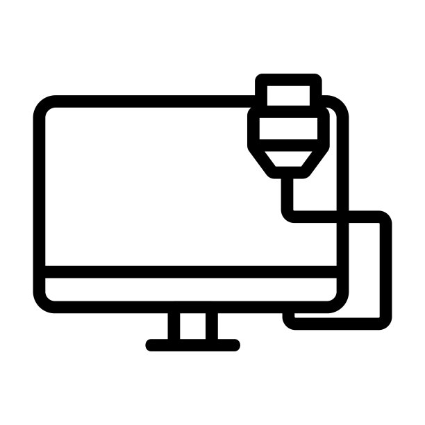 有线互联网图标向量。孤立轮廓符号插图图片下载