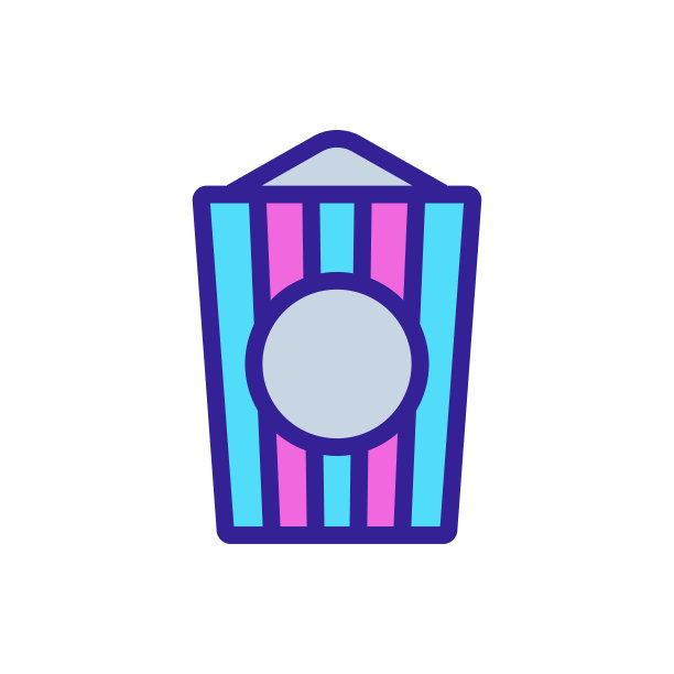 玉米食品图标向量。孤立轮廓符号插图图片下载