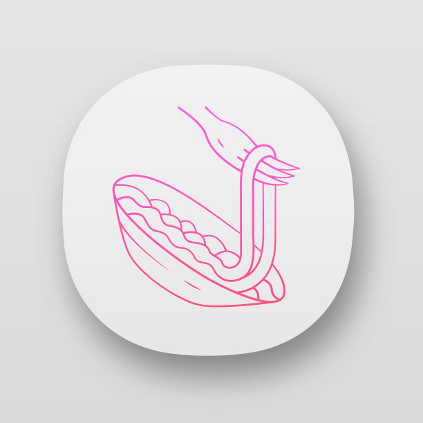 意大利面在叉应用图标。意大利面,通心粉,面条。传统的意大利美食。自然的饮食。餐厅,咖啡厅的菜单。UI / UX的用户界面。Web或移动应用程序。向量孤立的插图图片下载