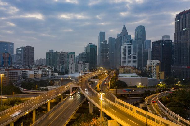 广州城市天际线，中国图片下载