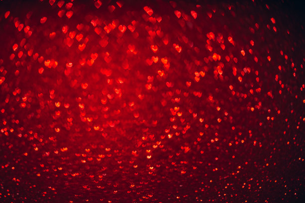 情人节以心为背景相约图片下载