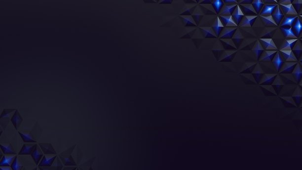 钻石抽象蓝光3d技术背景图片下载