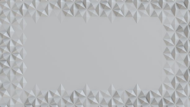 白色抽象多边形瓷砖3d背景图片下载