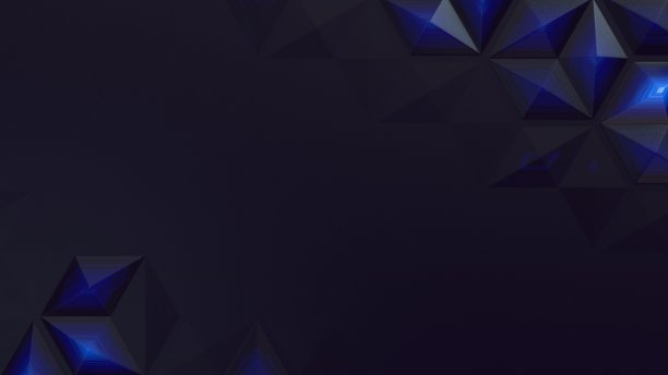 钻石抽象蓝光3d技术背景图片下载
