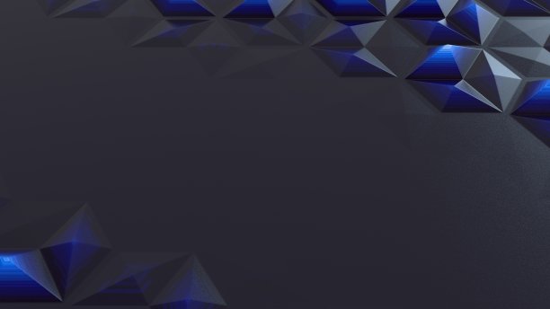 钻石抽象蓝光3d技术背景图片下载