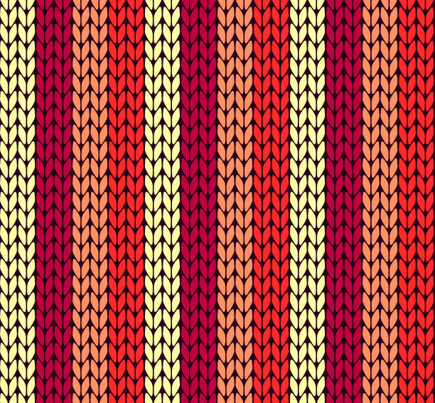 无缝矢量针织图案图片下载