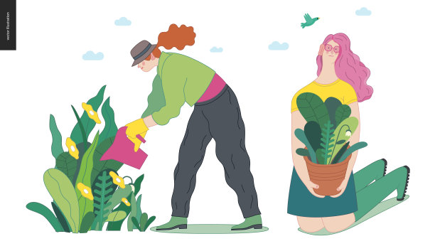 园艺人设，春意盎然图片下载