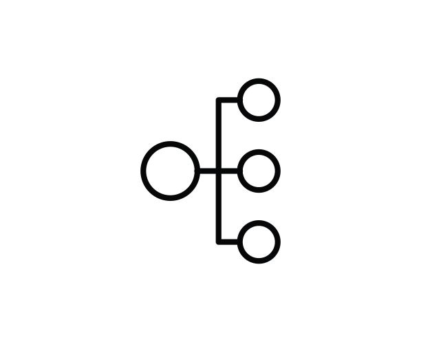 层级结构线性图标图片下载