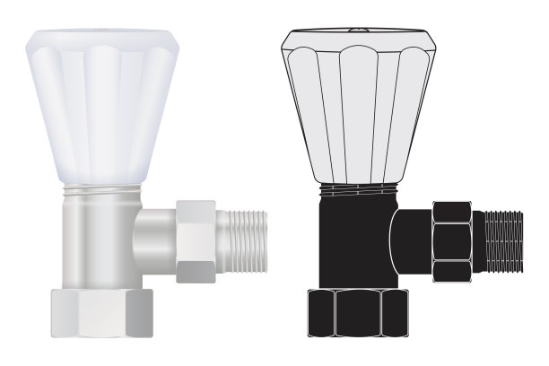水龙头。轮廓图图片下载