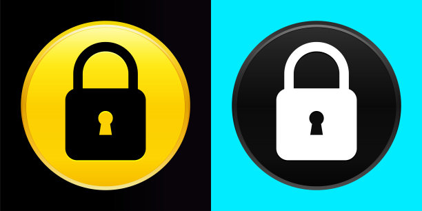 挂锁关闭图标平面独家按钮设置图片下载