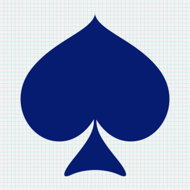 卡适合铲。图标在横线纸背景图片下载