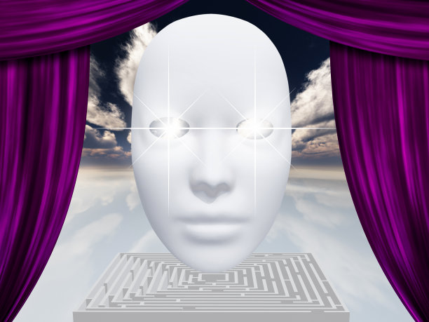 面具和窗帘图片下载