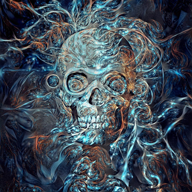 神奇的头骨图片下载