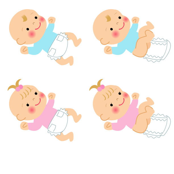 婴儿换尿布图片下载