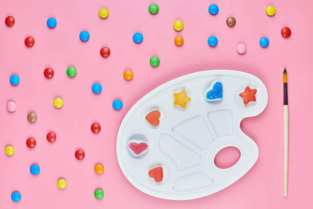 糖果的艺术概念图片下载