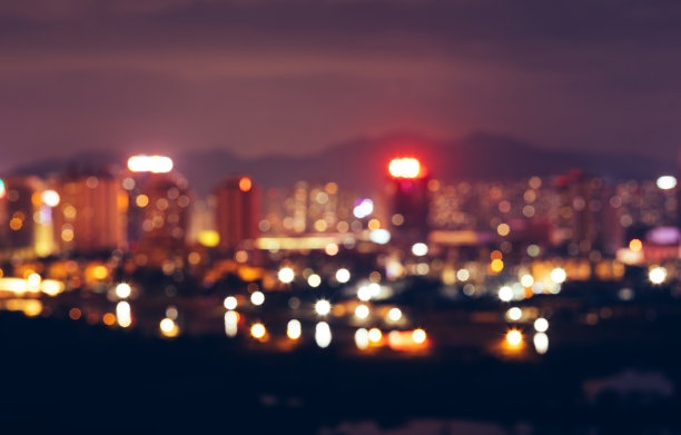 中国深圳美丽的夜景图片下载