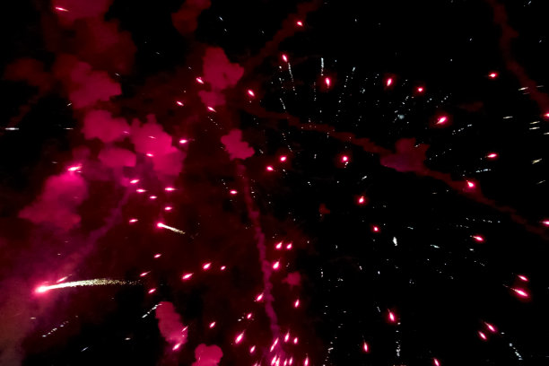 新年放烟花，里面看烟花图片下载