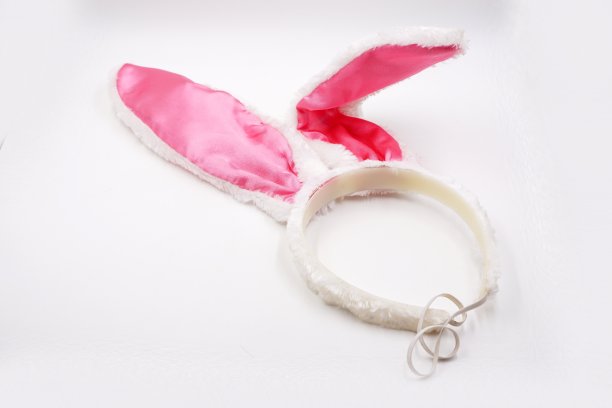 服装道具兔耳发带图片下载