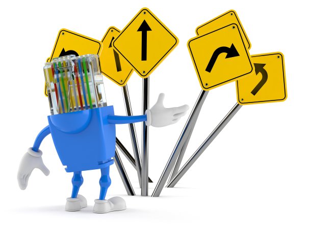 网络特征与路标相混淆图片下载