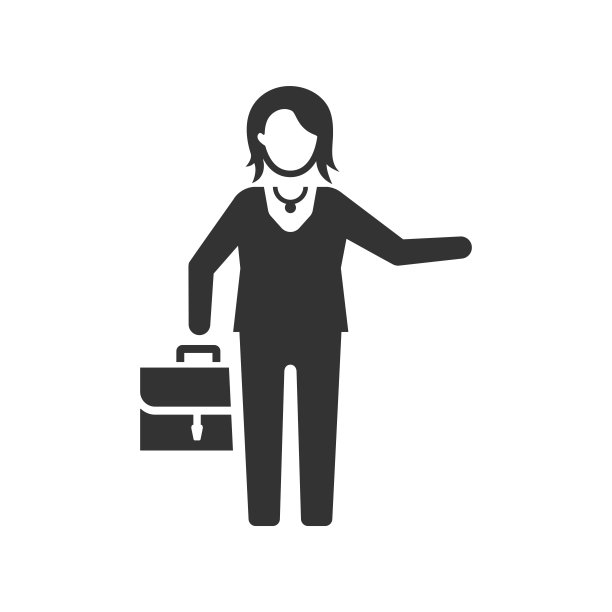 商业女性图标图片下载