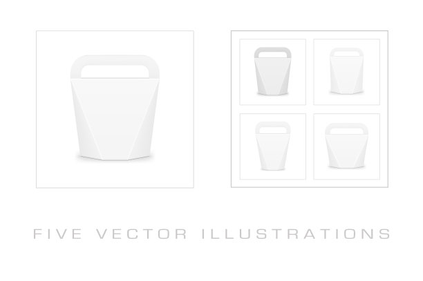 携带纸板箱素材图片