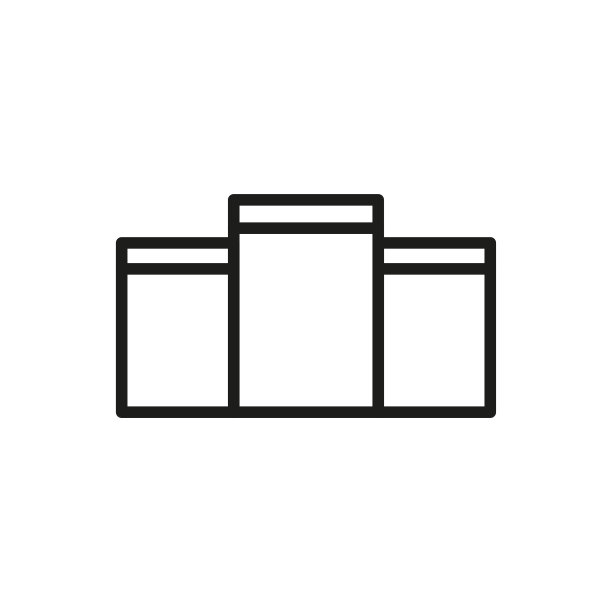 简约讲台线条图标图片下载