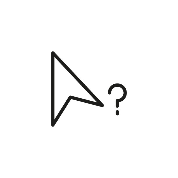 简单光标线条图标图片下载