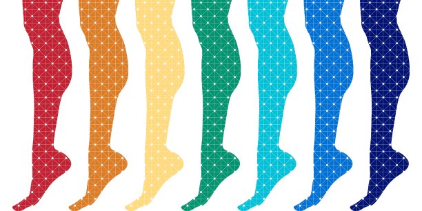 女性腿部轮廓图片下载