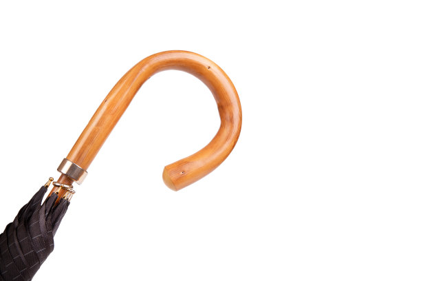 木柄伞特写。图片下载