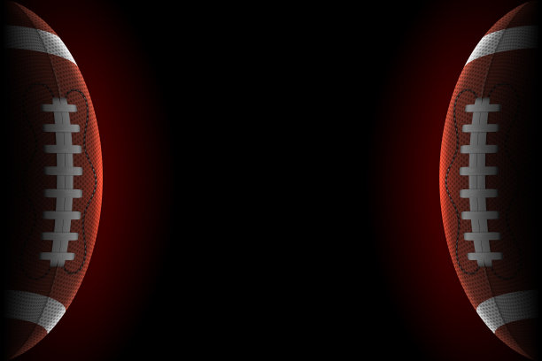 美式橄榄球旗帜图片下载