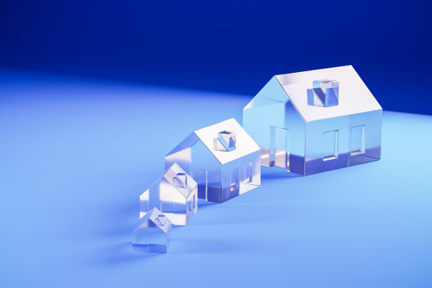 你能负担多大尺寸的房子？房屋模型的概念照片图片下载