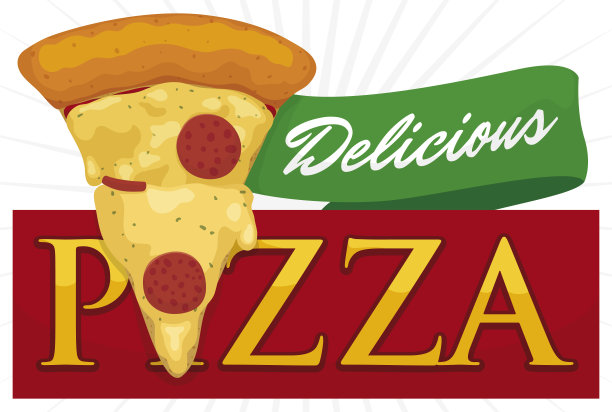 美味的奶酪披萨配意大利辣香肠图片下载