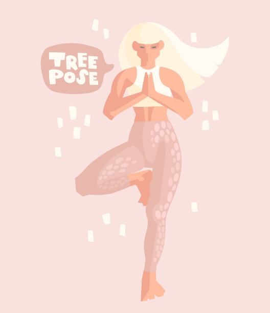 t恤瑜伽姿势和灵感图片下载