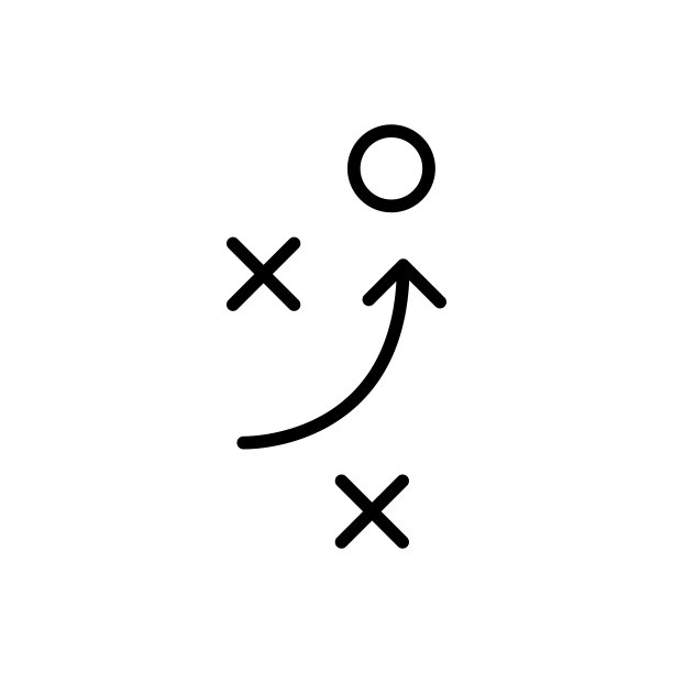 简易策略线条图标图片下载